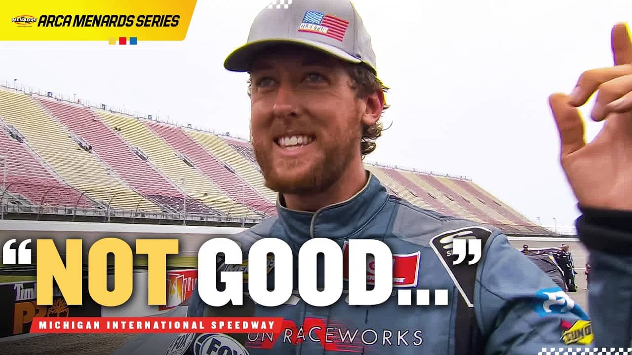 Cleetus McFarland Talks "Frustrating" Michigan Race | NASCAR ARCA Menards Series