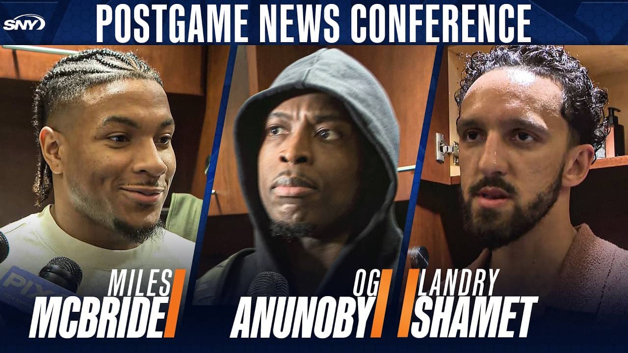 OG Anunoby, Miles McBride & Landry Shamet on Knicks comeback Game 1 win in Eastern Conference Finals