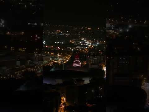 Un EMOCIONANTE show de DRONES para HOMENAJEAR a IAGO ASPAS 😍🩵