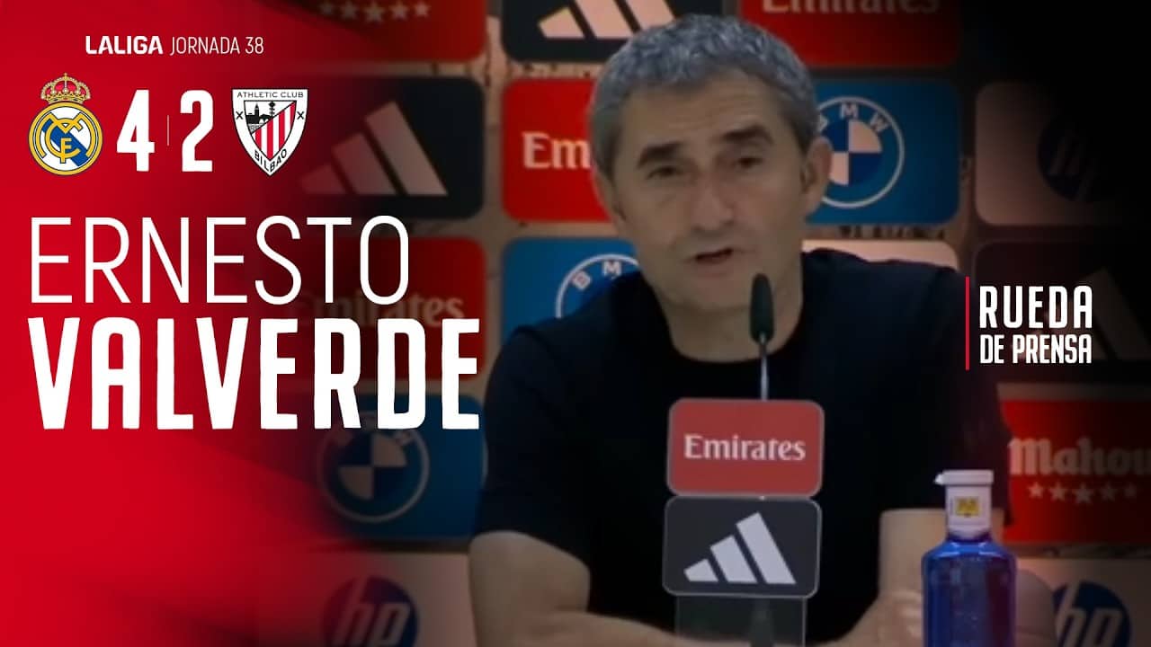 🎙Ernesto Valverde | post Real Madrid CF 4-2 Athletic Club | LaLiga EA Sports 2025/26 MD38