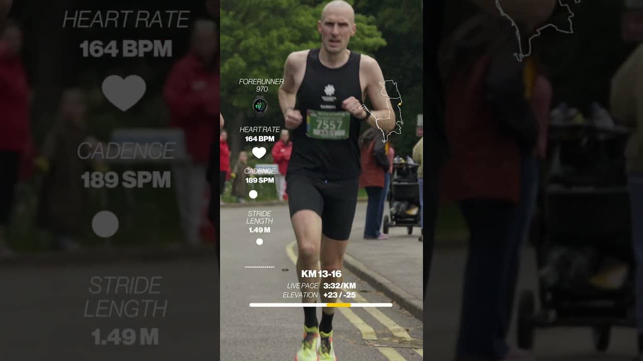 Here’s how Andy used Garmin’s running dynamics to run a half marathon PB 🚀