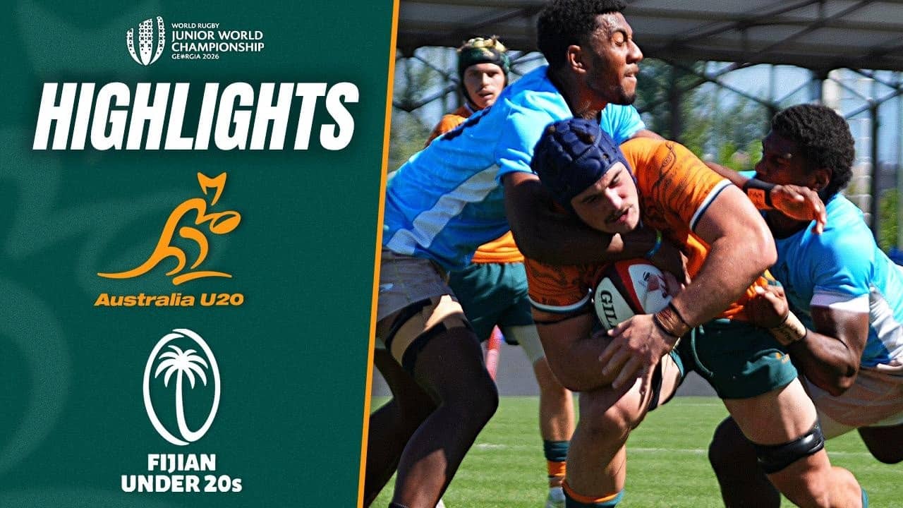 Australia U20 v Fiji U20 Highlights | Junior World Championship | Round 2