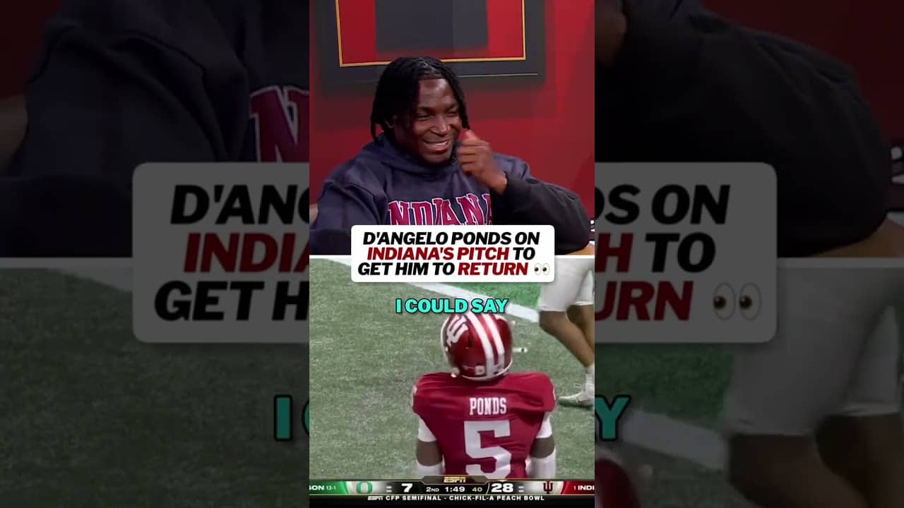 D’Angelo Ponds was offered quarterback money to return to Indiana 👀