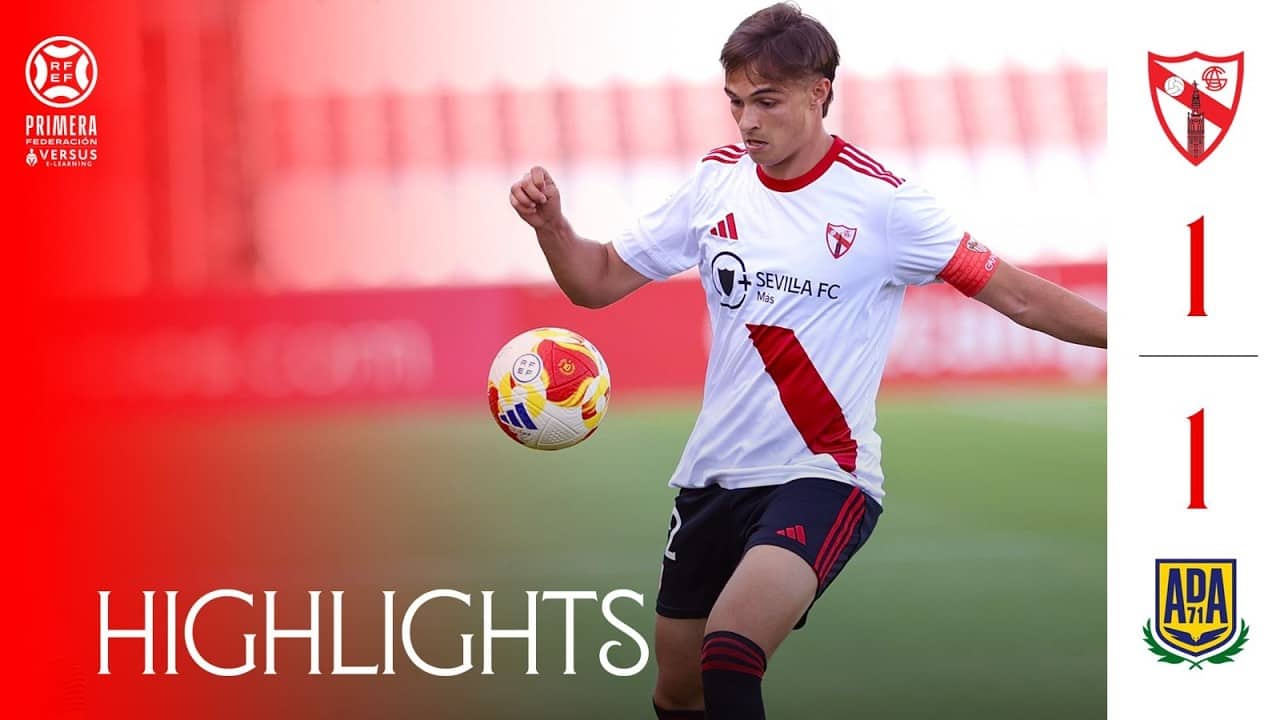 Sevilla Atlético vs AD Alcorcón (1-1) Primera RFEF | Resumen