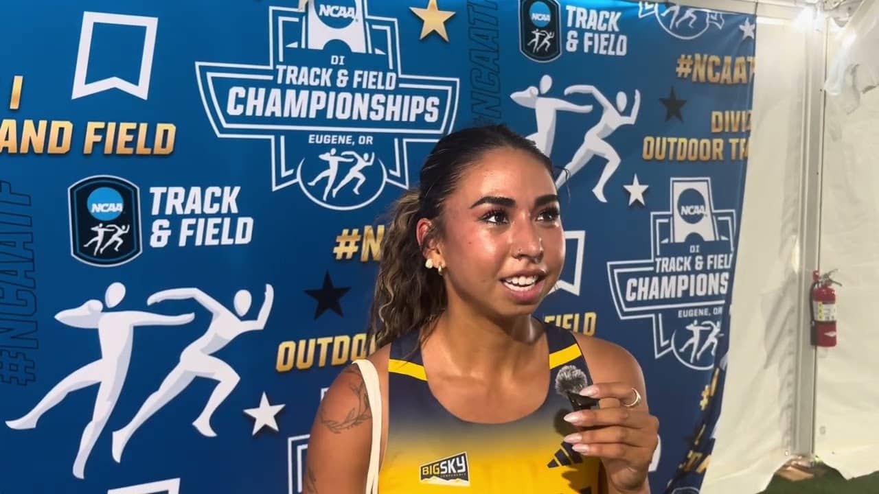 NAU’s Hayley Burns Talks Strong Last 50m To Win Her 2026 NCAA Championships 1500m Semifinal Heat