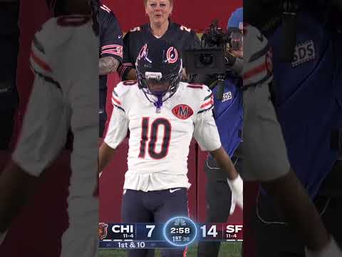 Caleb Williams RIPS this TD to Luther Burden 🤩