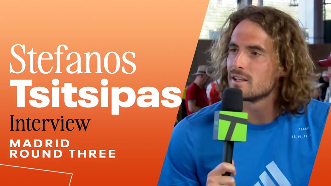 Stefanos Tsitsipas on upcoming match vs Casper Ruud and Canali photoshoot 📸 | 2026 Madrid