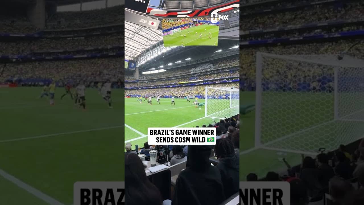 A look at Brazil's game-winner from Cosm 🇧🇷