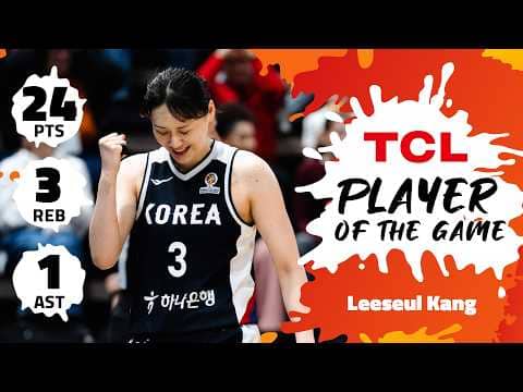 Leeseul Kang (24 PTS) | TCL Player Of The Game | PHI vs KOR | #FIBAWWC 2026 Qualifying Tournament