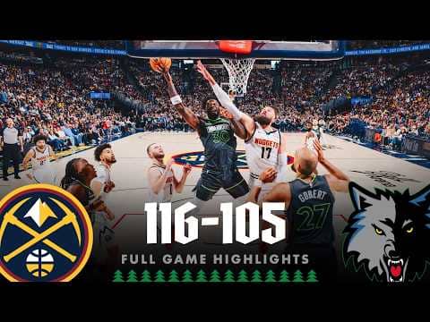 Minnesota Timberwolves Fall In Game One Vs The Denver Nuggets Round 1 116-105 | 4.18.26