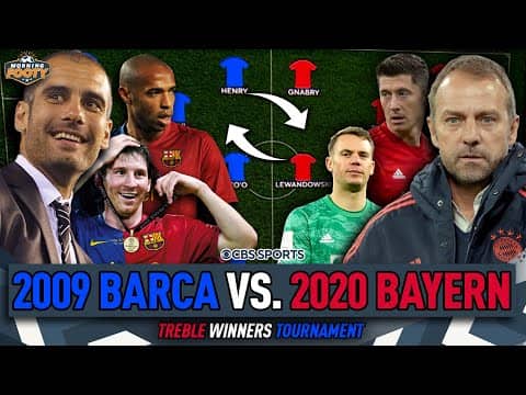 2009 Barcelona vs. 2020 Bayern 🔥 | The BEST treble-winning squad TOURNAMENT 🏆🤔👀 | Morning Footy