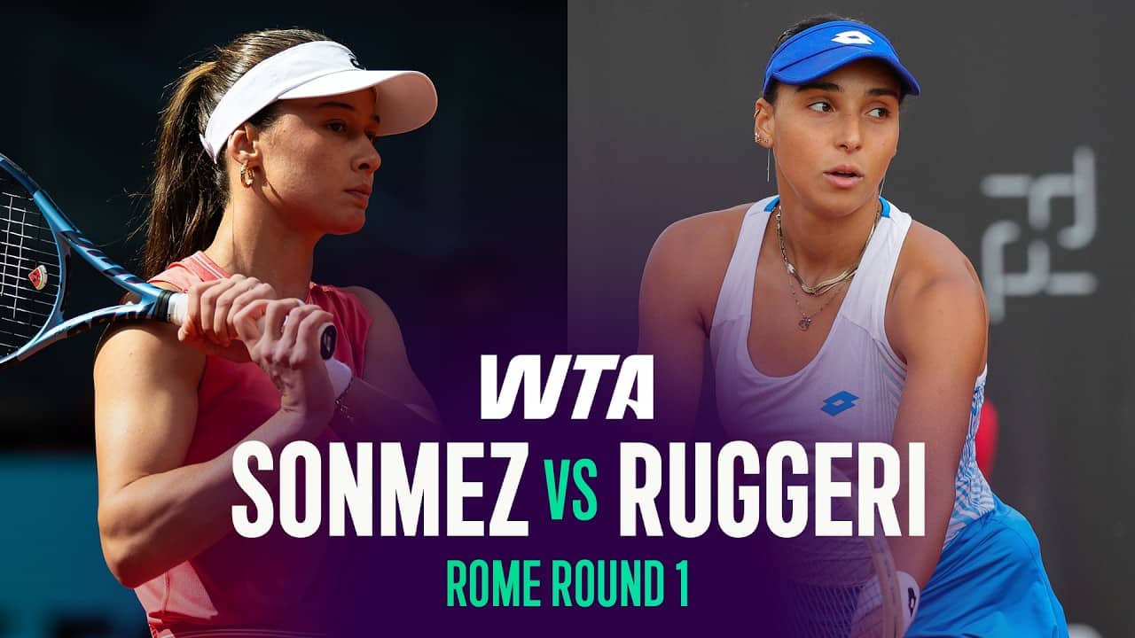 Zeynep Sonmez vs. Jennifer Ruggeri | 2026 Rome Round 1 | WTA Match Highlights