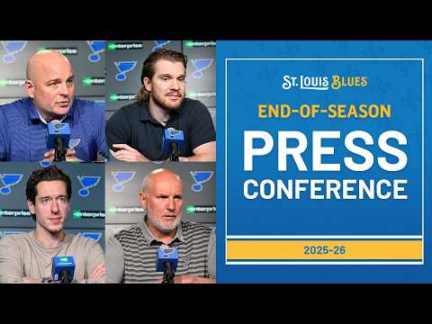 2025-26 St. Louis Blues End of Season Press Conference