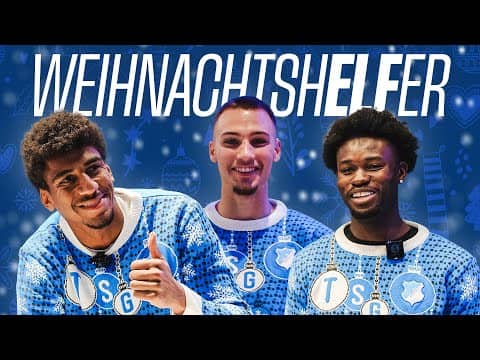 TIM, BERNI und IHLAS als WeihnachtshELFer 🎅🏽​🎄| Weihnachtsshopping im TSG-Fanshop 🎁​🛍️​