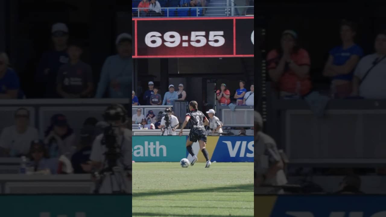 The run. The composure. The finish. Swanson masterclass. ✨