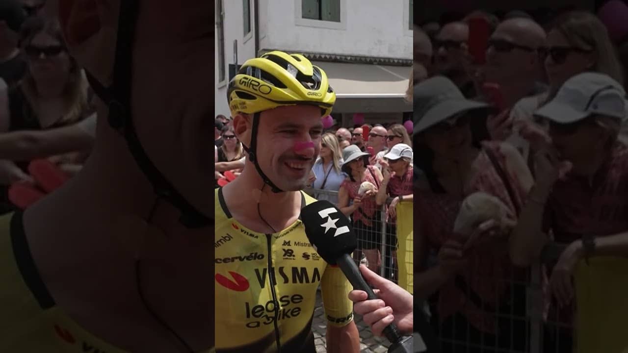 Victor Campenaerts has “no good explanation” for Jonas Vingegaard’s hairy legs at the Giro 😂🦵