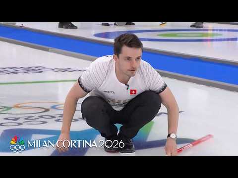 Switzerland curling overtakes Great Britain in extra end | Winter Olympics 2026 | NBC Sports