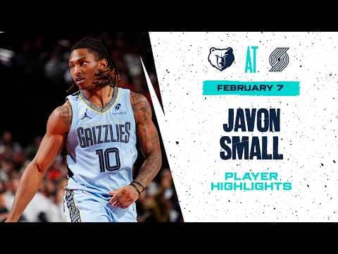 Javon Small Highlights vs  Portland Trail Blazers
