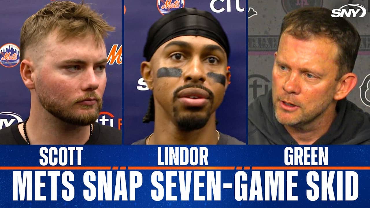 Andy Green, Francisco Lindor & Christian Scott talk 'fantastic' feeling in Mets comeback win