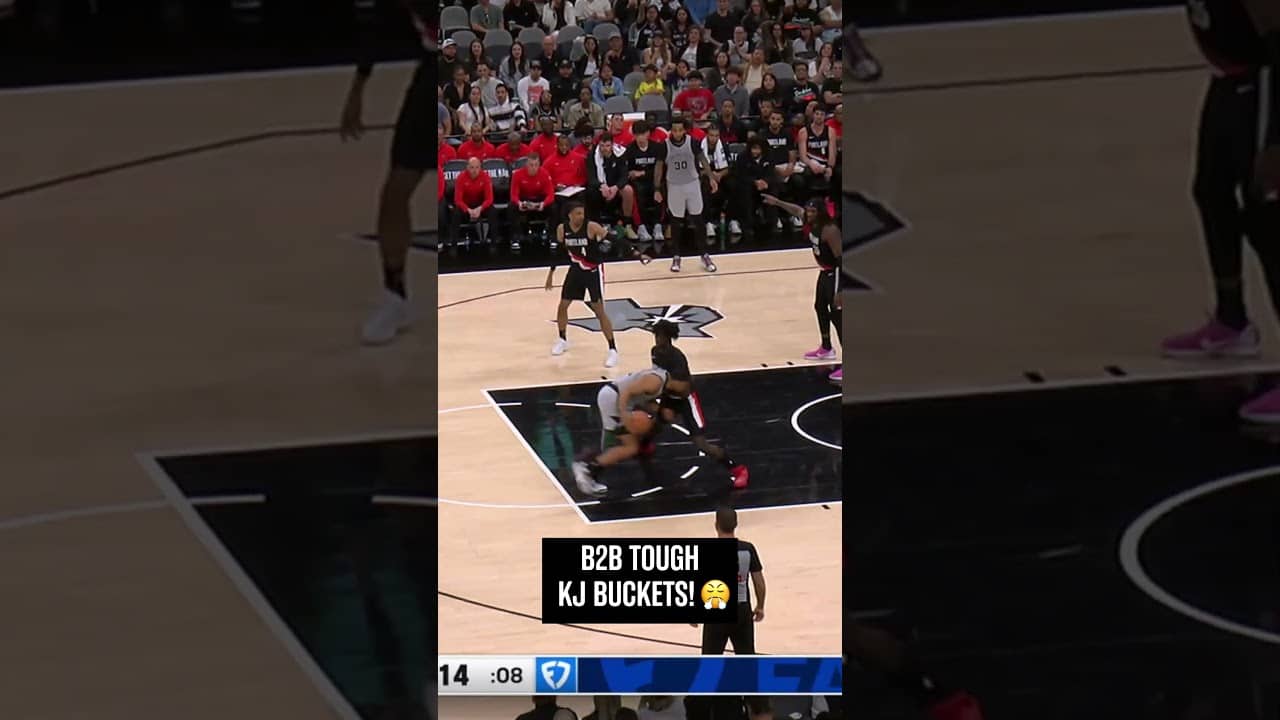 BIG BODY 😤 #spurs #nba #keldonjohnson