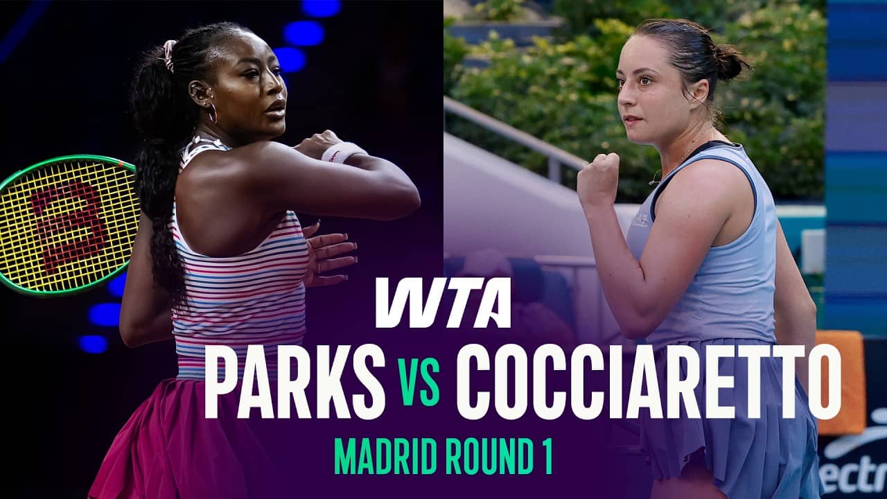 Alycia Parks vs. Elisabetta Cocciaretto | 2026 Madrid Round 1 | WTA Match Highlights