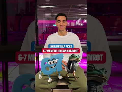 Jamal Musiala chooses between 6-7 and Italian brainrot 😭 😭