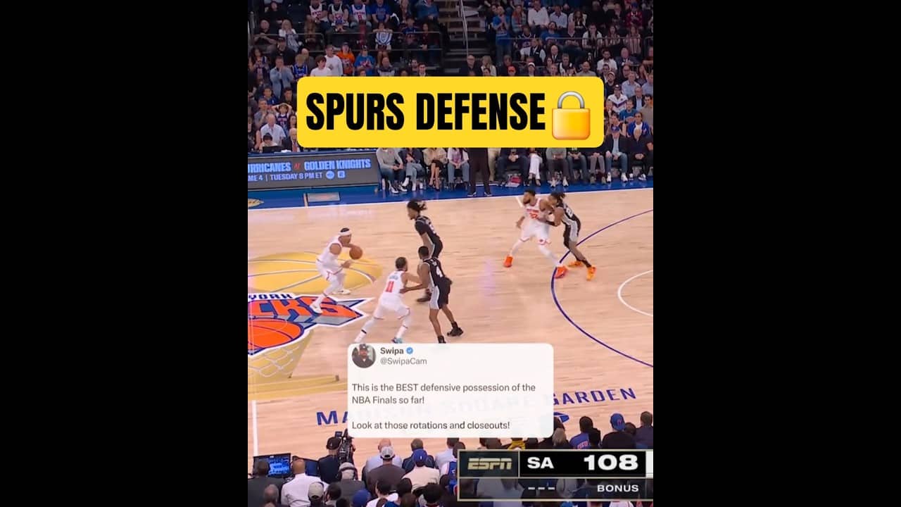Spurs defense was LOCKED IN😤