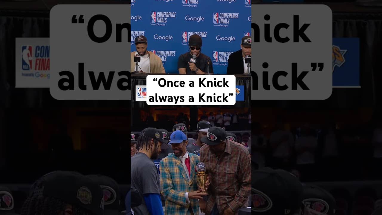Jalen Brunson on what it means for Knicks legends to support the team