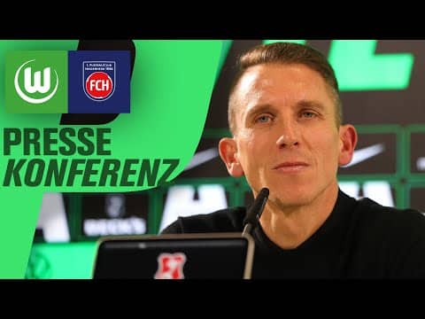 PK nach Heidenheim | Pressekonferenz mit Bauer & Schmidt nach 1. FC Heidenheim - VfL Wolfsburg