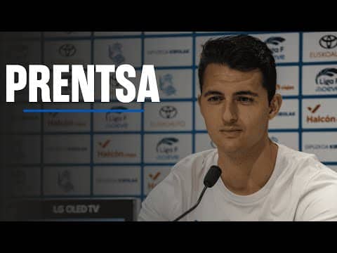 RUEDA DE PRENSA 14:00 | Arturo Ruiz | Alhama CF - Real Sociedad