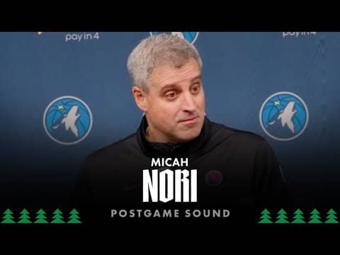 “It Was An Entertaining Game” | Micah Nori Postgame Sound | 12.19.25