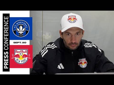Sandro Schwarz | Postmatch Press Conference | New York Red Bulls vs. CF Montréal