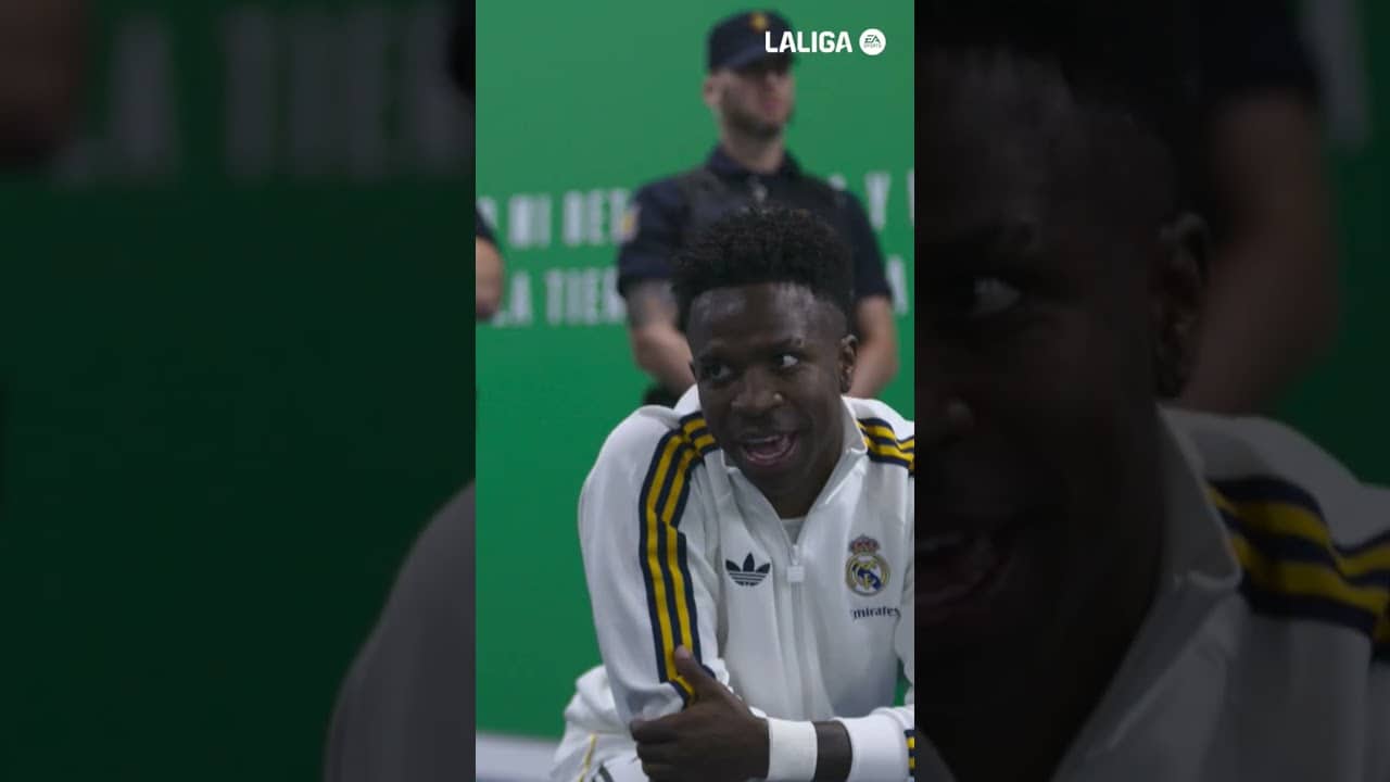 El cariñoso saludo de VINICIUS JR, MBAPPÉ y BELLINGHAM al hijo de ANTONY 🥰 #laligahighlights