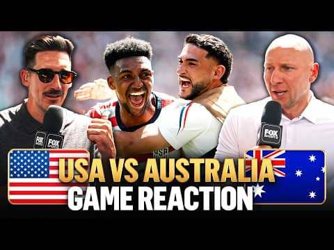 USA ADVANCES🚨🇺🇸 FIFA World Cup Now reacts to USA's 2-0 win over Australia ⚽️