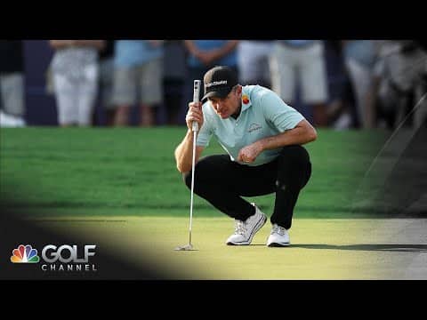 Justin Rose sinks 'ridiculous' putt in DP World Tour Championship Round 2 | Golf Channel