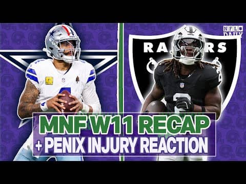 Cowboys-Raiders MNF Recap | NFL Daily