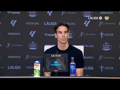 Íñigo Pérez tras el RC Celta 3 - Rayo Vallecano 0