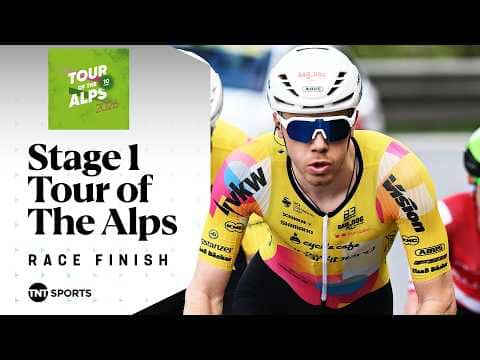 CRAZY FINISH! 🤩 | 2026 Tour of The Alps Stage 1 Final KM's | TNT Sports Cycling