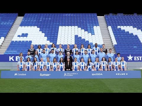 Foto Oficial RCDE Femení 25/26