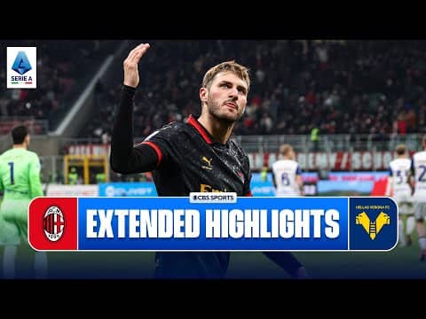 AC Milan vs. Hellas Verona: Extended Highlights | Serie A | CBS Sports Golazo