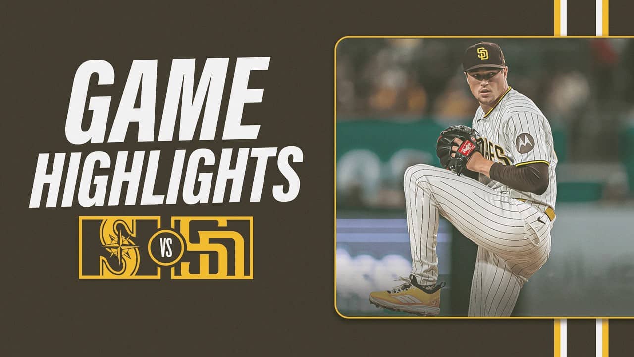 Mariners vs. Padres Game Highlights (4/16/26) | MLB Highlights