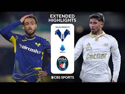 Hellas Verona vs. Pisa: Extended Highlights | Serie A | CBS Sports Golazo