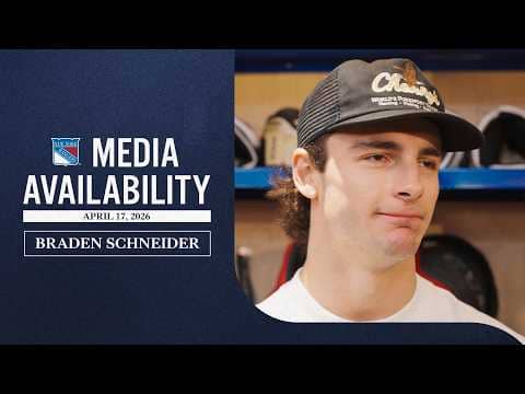 NYR 2026 Exit Day: Braden Schneider Media Availability | April 17, 2026