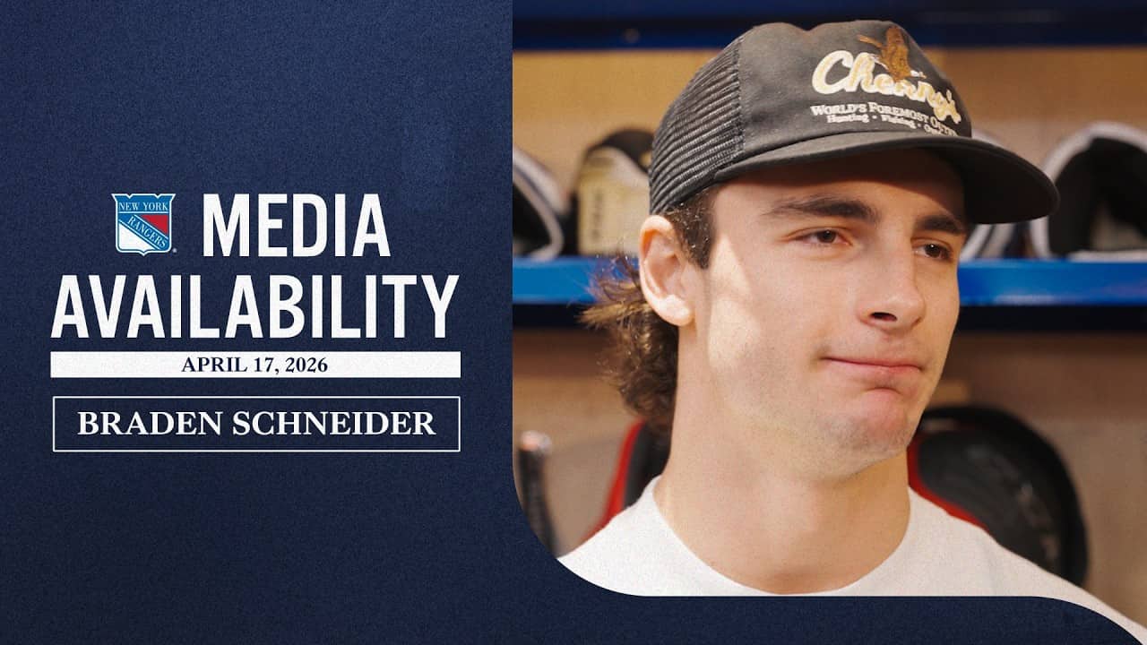 NYR 2026 Exit Day: Braden Schneider Media Availability | April 17, 2026