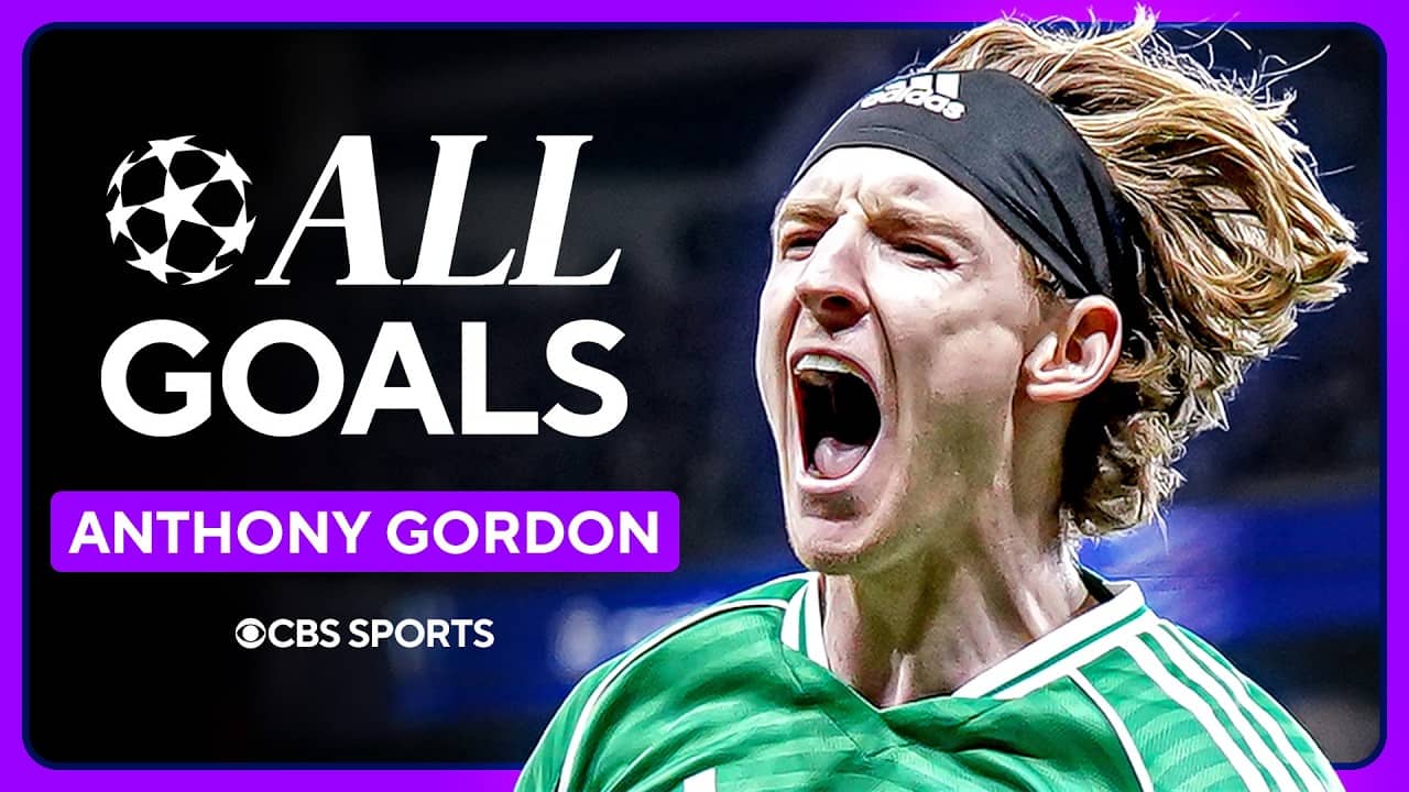 Anthony Gordon ALL GOALS in the UEFA Champions League | Signs for Barcelona