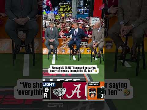 Saban is NOT HAVING the SEC slander from Des! 🤣