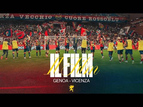 ✅ PRIMA VITTORIA STAGIONALE | GENOA-VICENZA | FILM della PARTITA 2025/26 🎞️