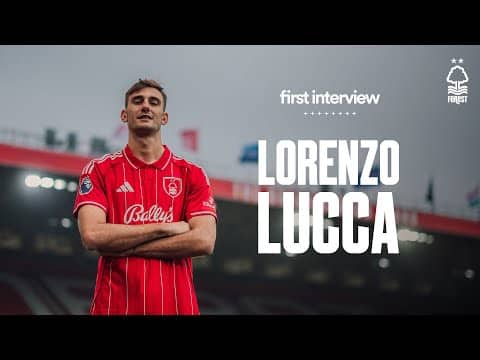 "It is an honour!" ✨ | Lorenzo Lucca's First Interview 🎬