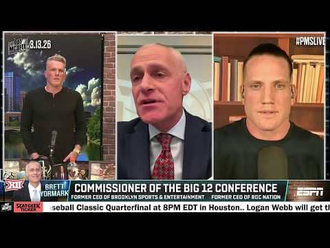 Big 12 commish says The Score Act is 'gaining momentum' after round table 👏 | The Pat McAfee Show