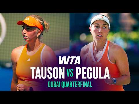 Clara Tauson vs. Jessica Pegula | 2026 Dubai Quarterfinals | WTA Match Highlights